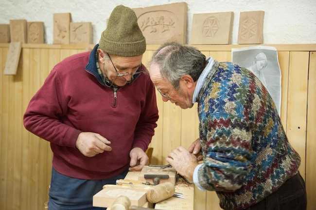 Il corso di intaglio su legno alla Scuola di Belle Arti Rossetti Valentini