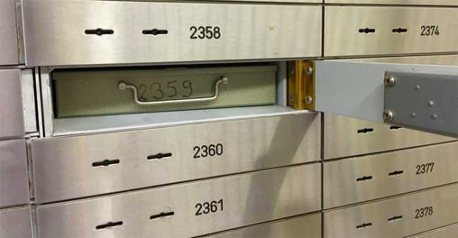 cassetta sicurezza banca