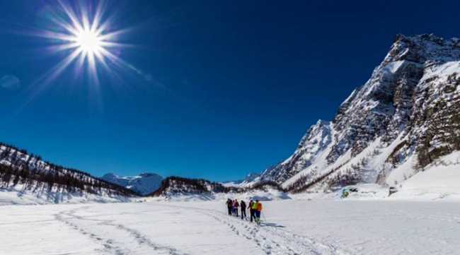 devero ciaspole lago crampiolo