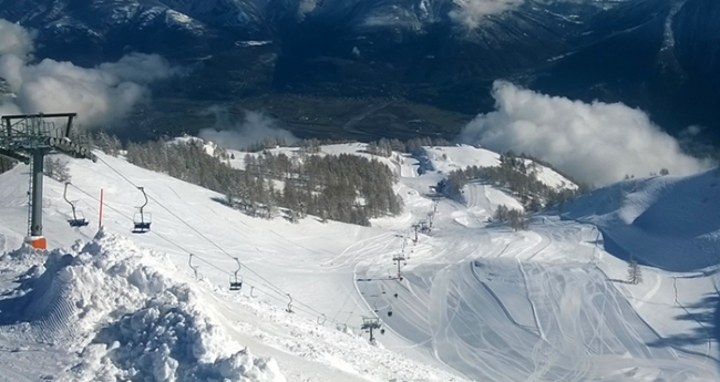 domobianca vancale seggiovia neve