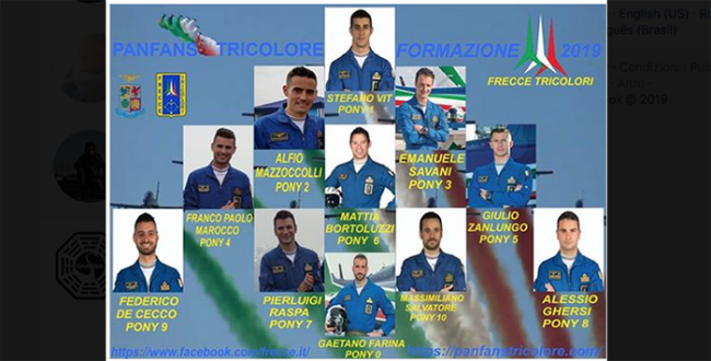 frecce tricolore ghersi 2019