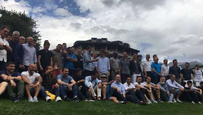 maradona foto di gruppo