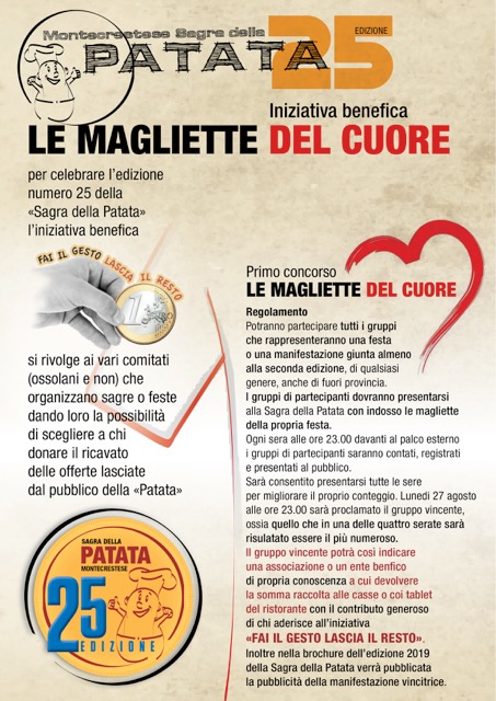 sagra patata maglietta del cuore