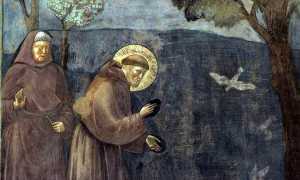 Giotto Legend of St Francis 15 Sermon to the Birds