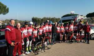 Il Pedale Ossolano Idroweld in ritiro a Castaneto CarducciLI