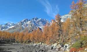 Lago Nero Devero in autunno