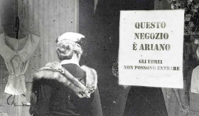 Negozio ariano vietato agli ebrei