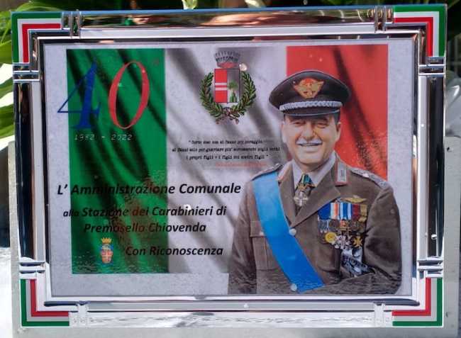 Targa Dalla Chiesa Premosello