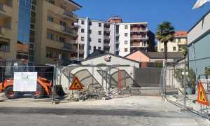 Velostazione in costruzione