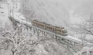 Viaggi invernali con i treni panoramici della Ferrovia Vigezzina Centovalli ph. Massimo Pedrazzini