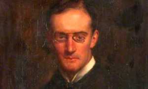 William Paton Ker by Johnstone Forbes Robertson Univ Glasgow Hunterian Art Gallery