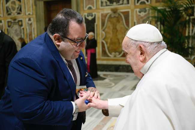 Zagami col Santo Padre