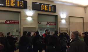 atrio stazione sciopero