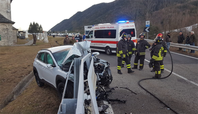 auto incidente due vigezzo druogno gen 19 rail