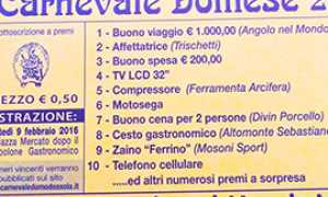 b biglietto lotteria carnevale domo