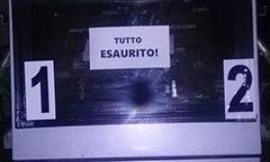 b distributore esaurito