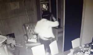 b furto notte teleamera