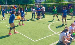 b minivolley esterno domo