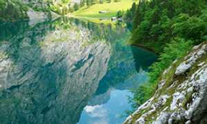 b montagna lago baite