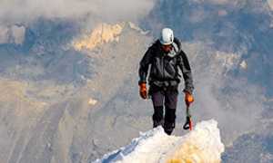 b scalatore neve cima