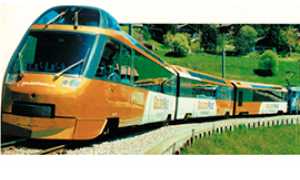 b treno svizzero panoramico golden