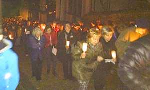 b via crucis 2016 calvario domo