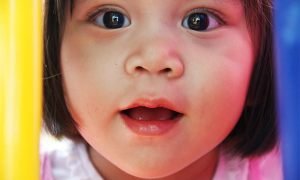 bamnbina primo piano