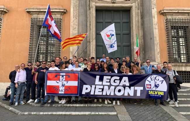bandiera uopa lega piemonte roma