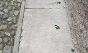 bottiglia rotta birra