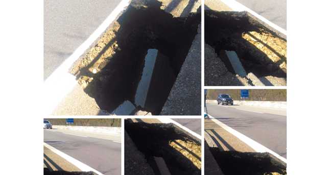 buca superstrada ornavasso