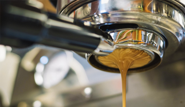 caffe macchina discesa