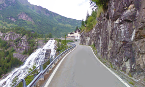 canza cascata strada