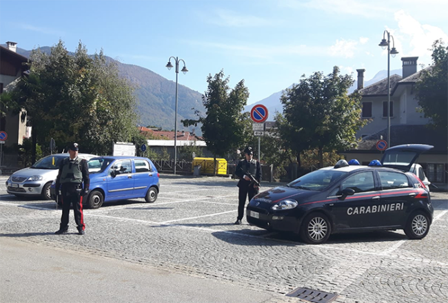 carabinieri crevola posto blocco