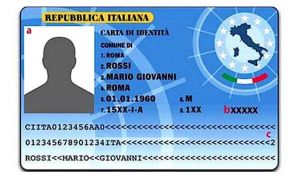 carta identita elettroniva tessera