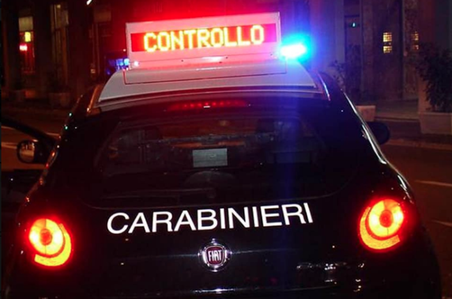 cc 2020 notte auto scritta controllo