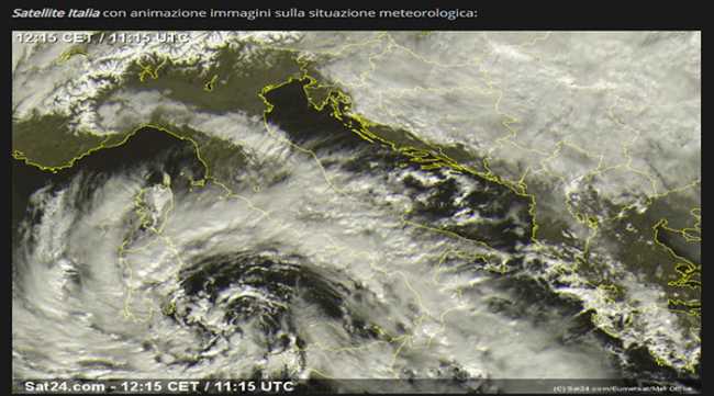 ciclone mediterraneo 24 1 2019