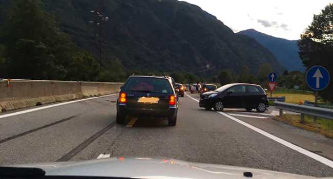 coda superstrada incidente