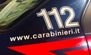 corta 112 carabinieri scritta