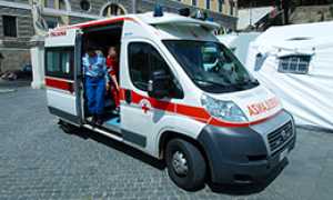 corta ambulanza trasporto