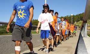 corta camminata fila