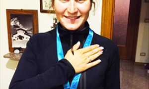 corta elisa longo borghini medaglia legno