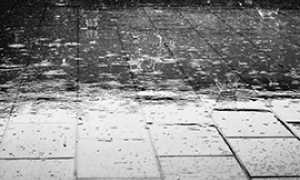 corta pioggia pavimento