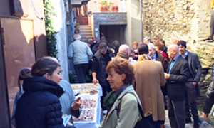 corta quartero inaugurazione fogna