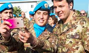 corta rubini michela renzi libano