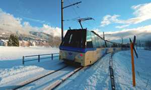 corta treno vigezzina neve