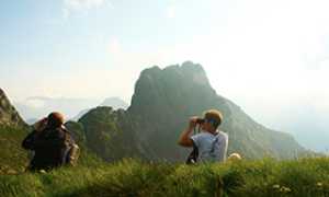corta val grande vista binocolo