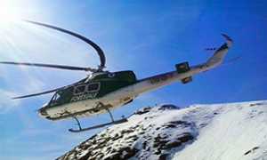 corto elicottero forestale decollo