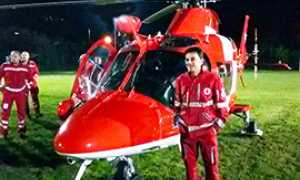 corto elicottero svizzero rega