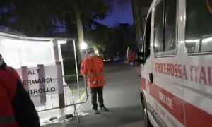 croce rossa entrata mascherina