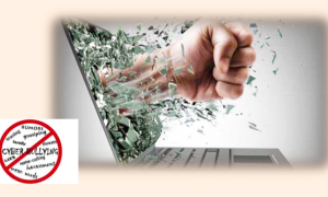 cyber bullismo pugno schermo